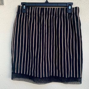100% Silk striped skirt slip